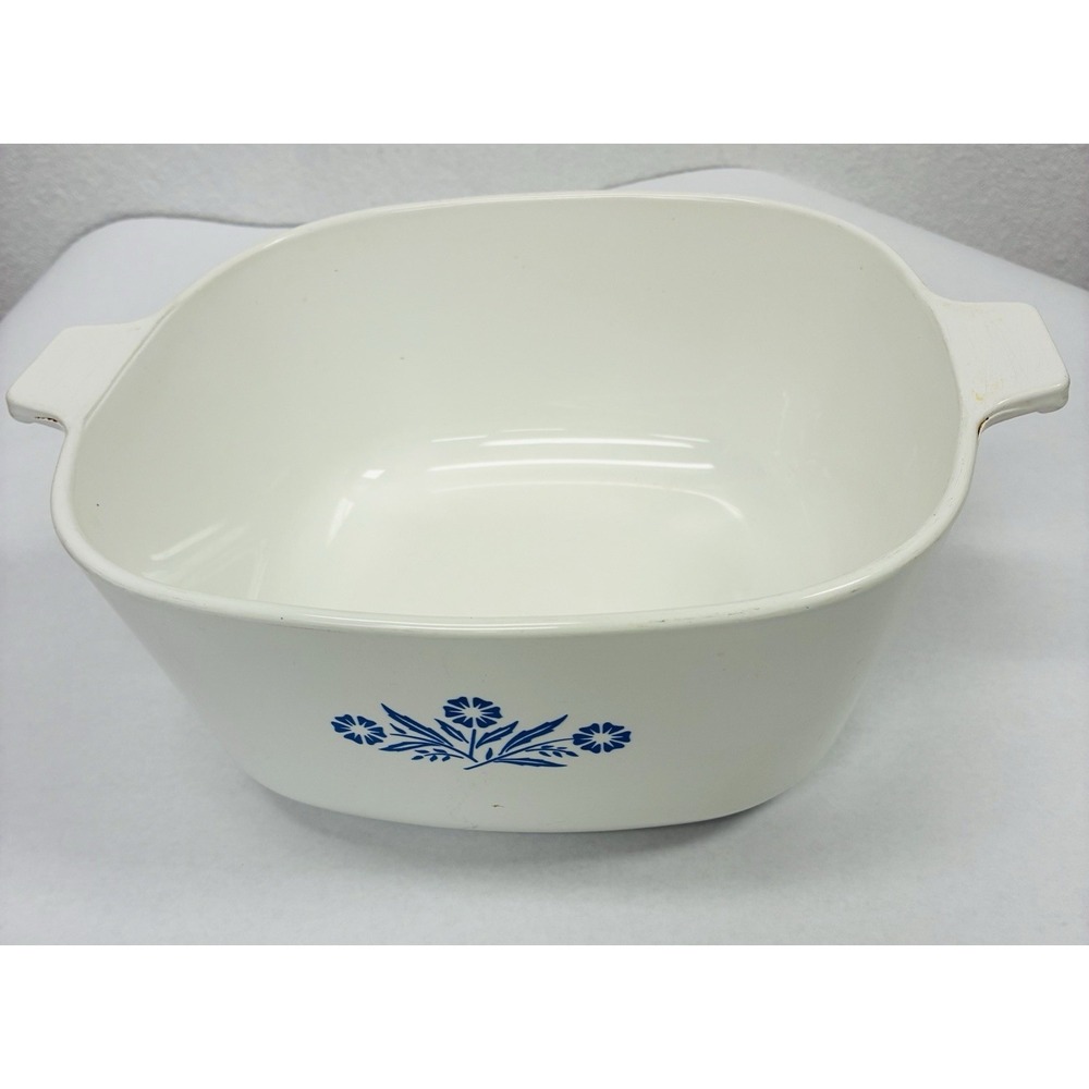 Vintage CorningWare Blue Cornflower Casserole Dish A-21-B 2.5 Qt No Lid USA - Picture 3 of 6